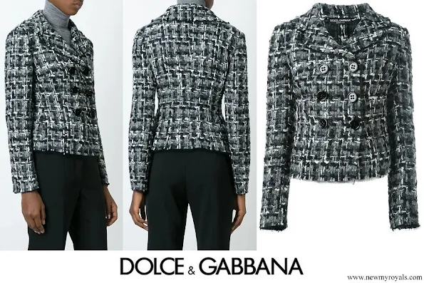 Kate Middleton wore DOLCE & GABBANA tweed jacket