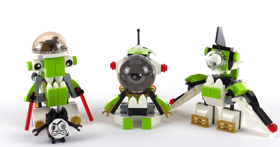 NEW Lego Mixels Series 4 Orbitons Max Set Rokit Niksput Nurp-Naut Polybags Space