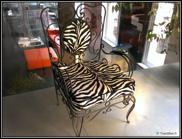 Zebra Square : la chaise Mikros