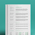 Minimal Resume Template for Any Industry