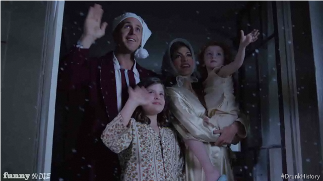 Watch: Ryan Gosling, Jim Carrey & Eva Mendes Star In Drunk History's 'The  Night Before Christmas' – IndieWire