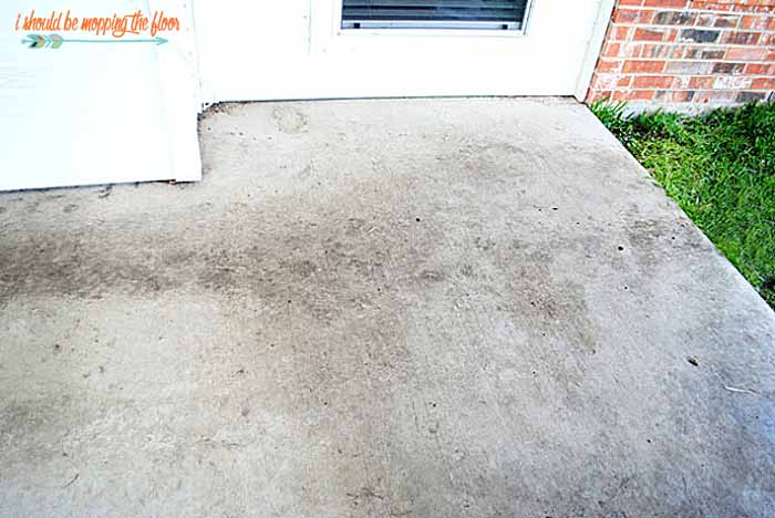 Diy Miracle Concrete Patio Cleaner I Should Be Mopping The Floor - Can I Make My Own Patio Cleaner