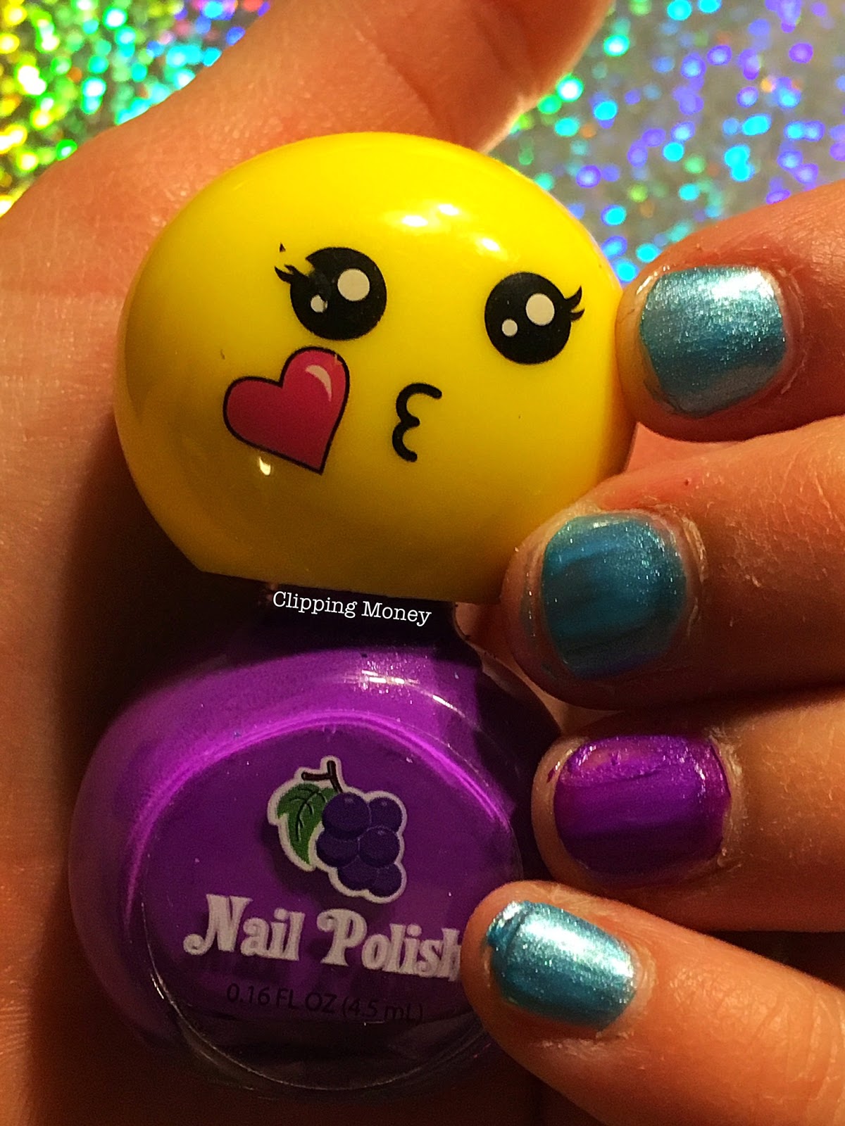 Scented emoji nail polish