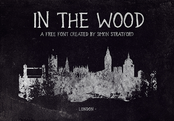 In the Wood Free Font Font Terbaru Untuk Desain Grafis - In the Wood Free Font