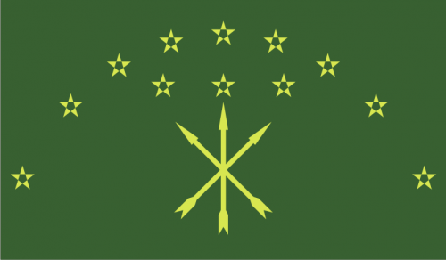 Gambar Bendera Negara Adygea
