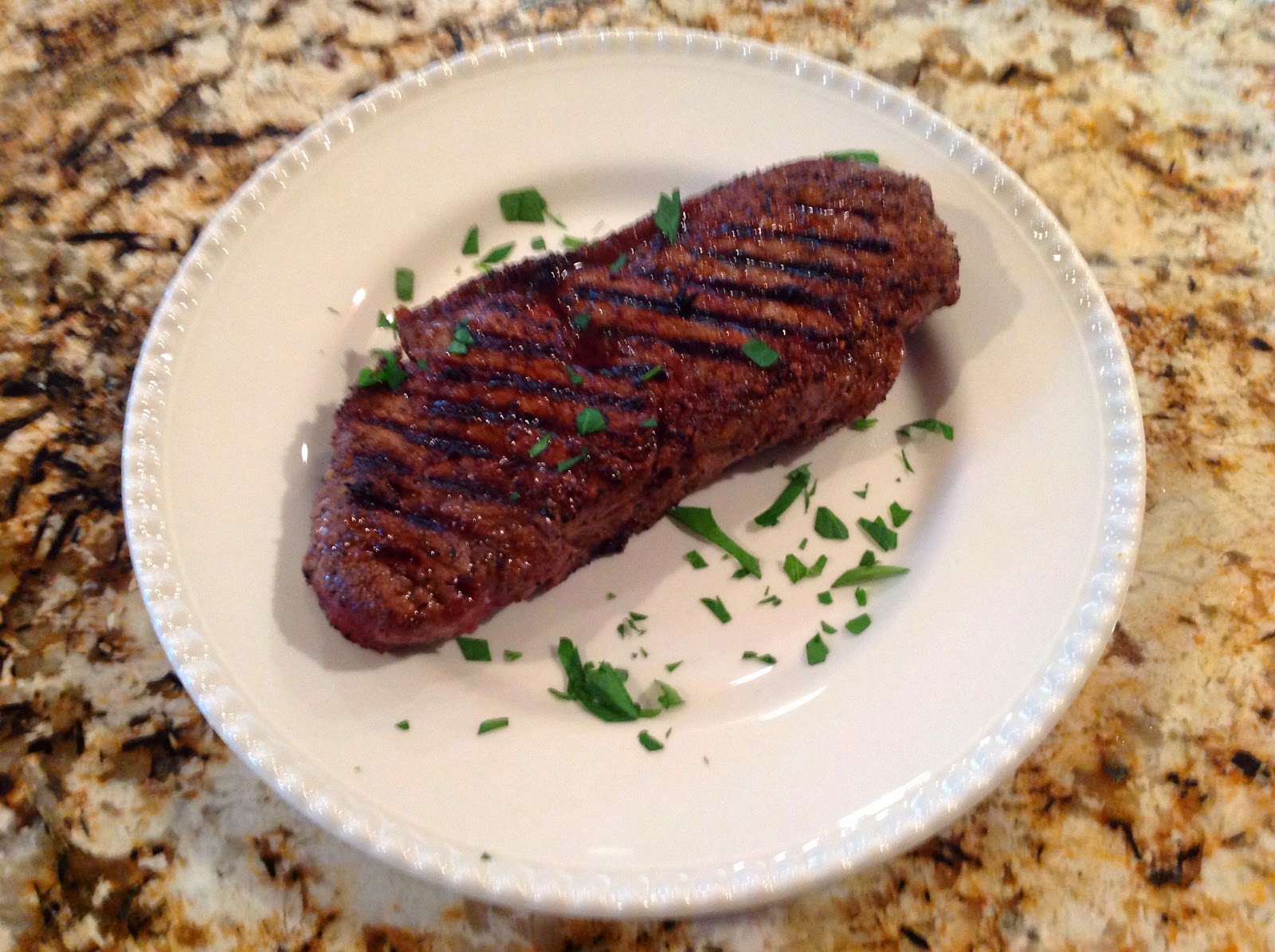 What's Cooking at the Bullmann's Grilled New York Strip Steak with