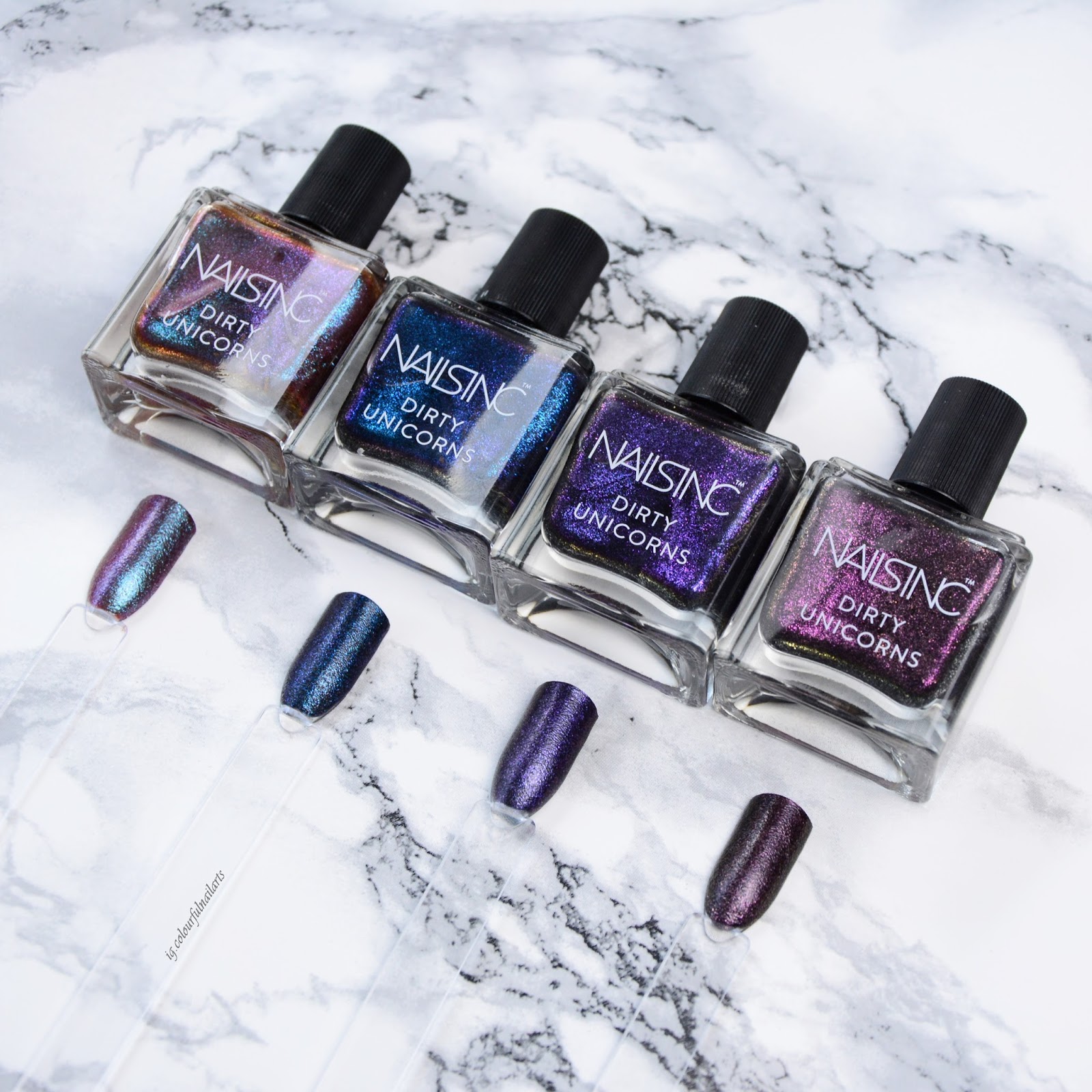 NailsInc London Dirty Unicorns Kollektion Colourfulnailarts