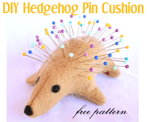 DIY Hedgehog Pin Cushion {Free Pattern} DIY Home Sweet Home