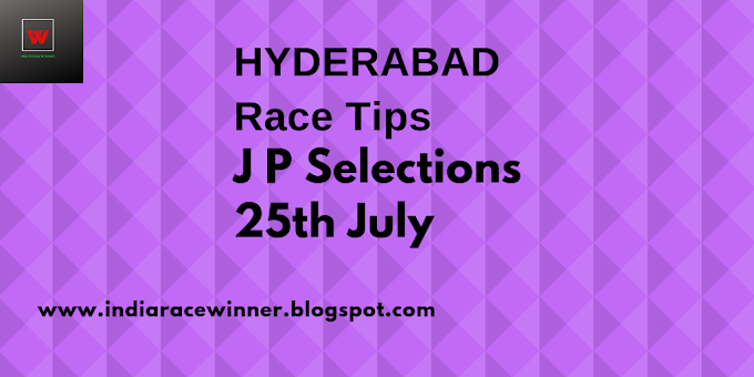 HYD RACING TIPS-SELECTIONS- WEDNESDAY,JULY25,2018