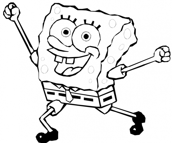 coloring pages of sopngebob - photo #4