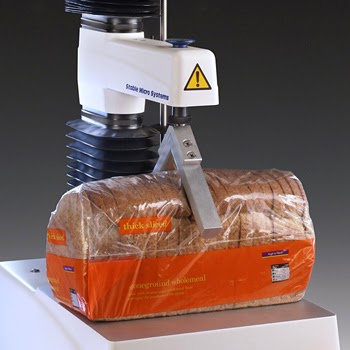 Bread V Squeeze Rig Loaf freshness test using the TA.XTplus Texture Analyser