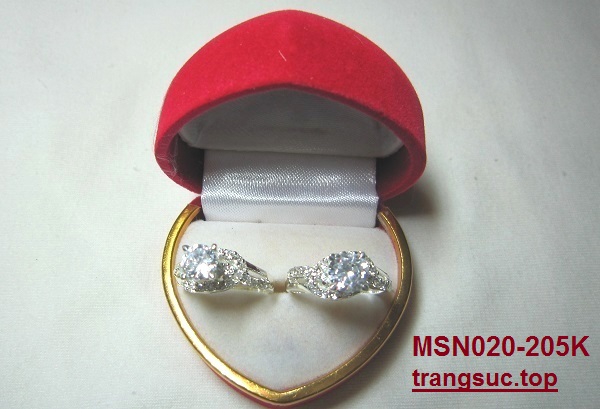 TrangSuc.top - Nhẫn đính đá trắng cao cấp MSN020 - 205.000 VNĐ Liên hệ: 0906 846366(Mr.Giang)