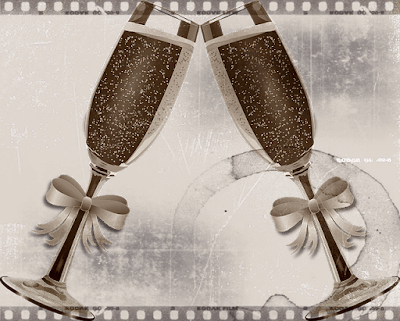 A Happy and Loving 2010 Champagne glasses New Years hopes and desires
