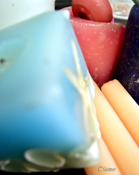 velas de colores