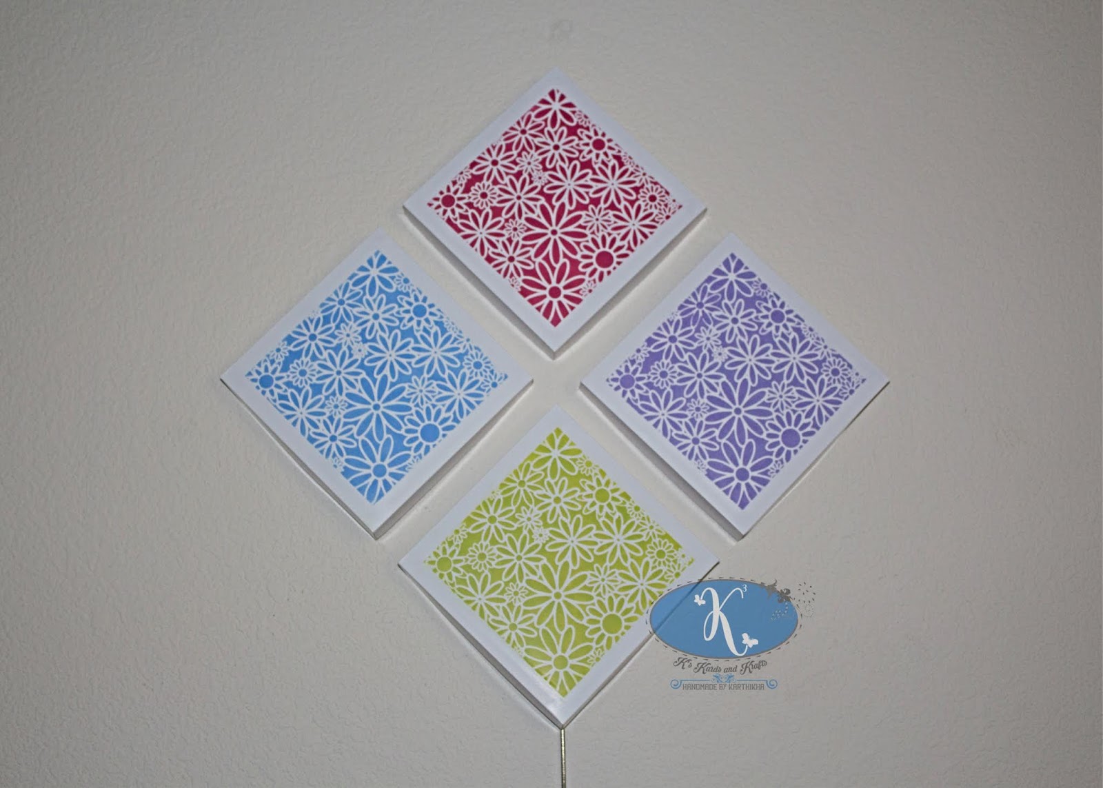 Wall Decor Easy Stencil Art with Tutorial