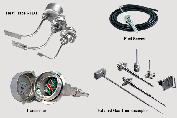 Temperature sensors for industrial purpose