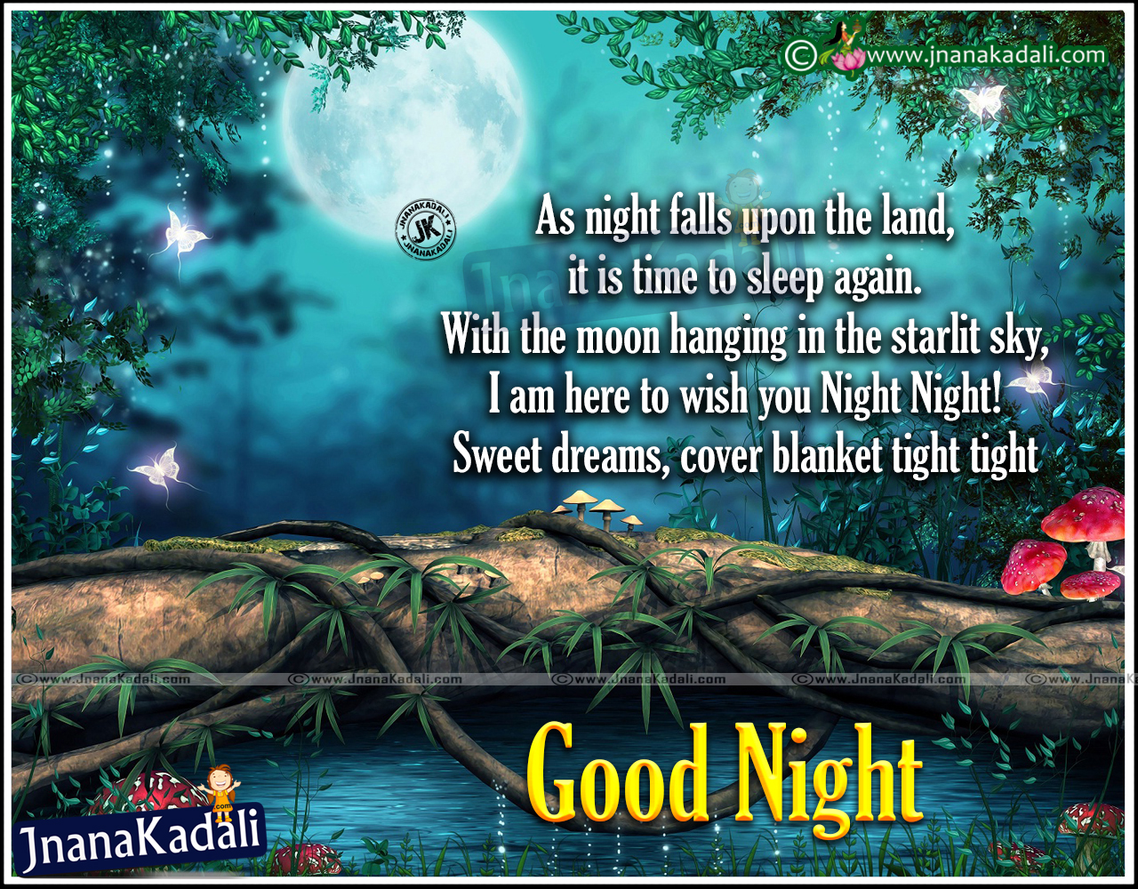 Famous Good Night Wishes Greetings for Friends | JNANA KADALI.COM ...