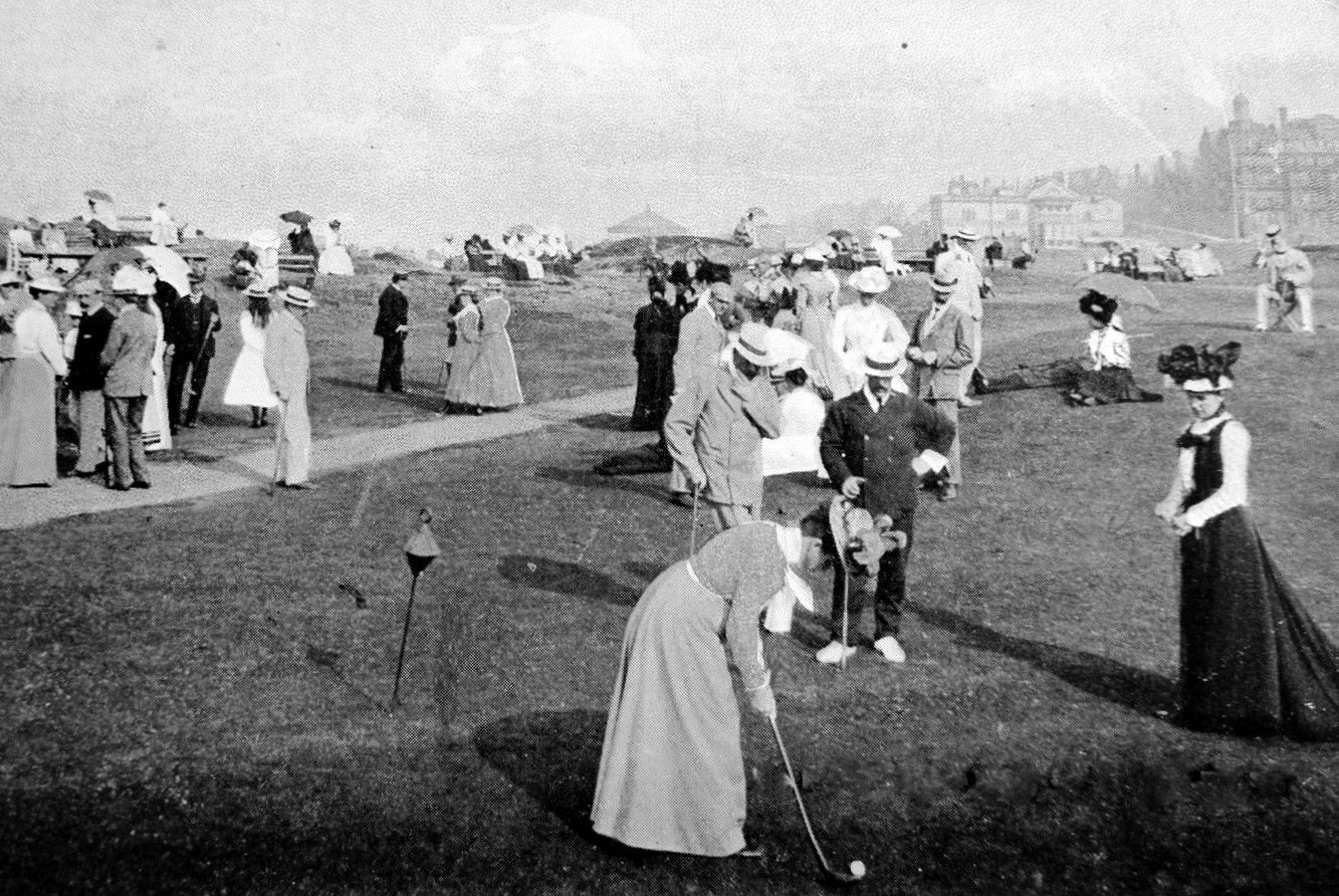 Tour Scotland Old Photograph Ladies Old Golf Course St Andrews Fife