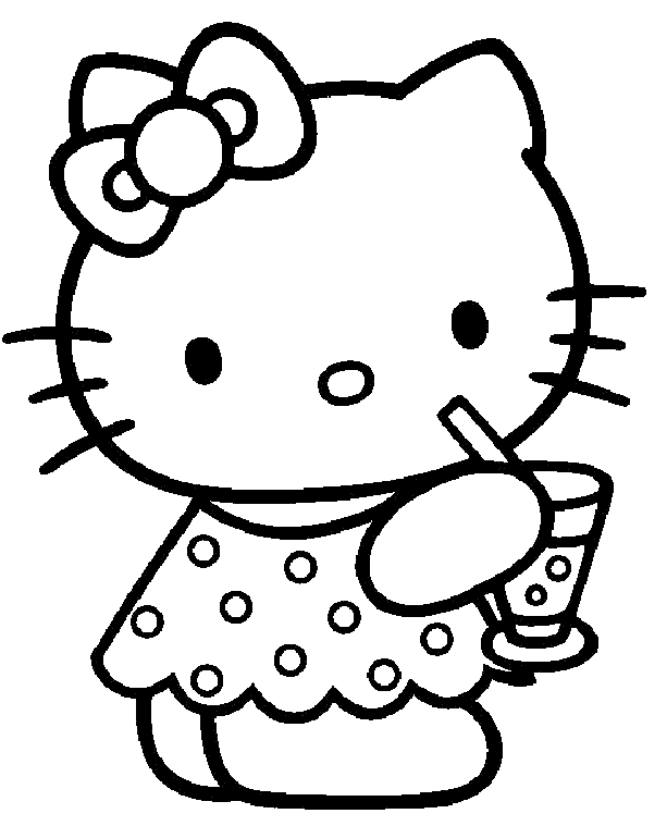 Revistinha de Colorir Hello Kitty