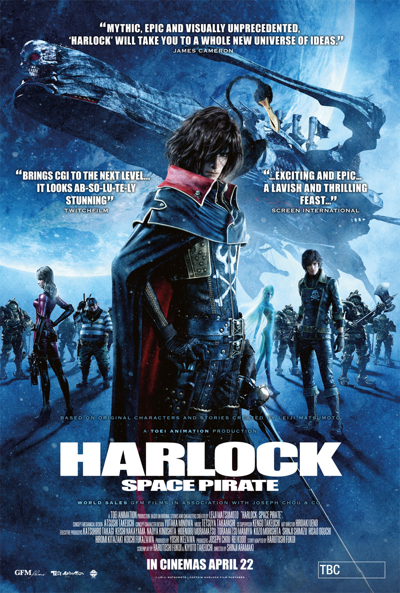 Harlock: Space Pirate (2013) Review - Fimfiction - Download Film Space Pirate Captain Harlock 2013