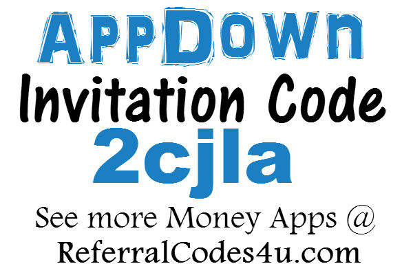 AppDown Invitation Code 2016, AppDown Referral Code April, May, June, July, August