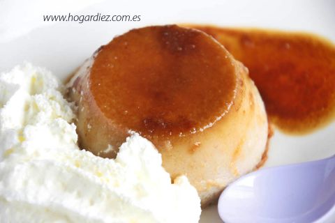 Flan de Castañas