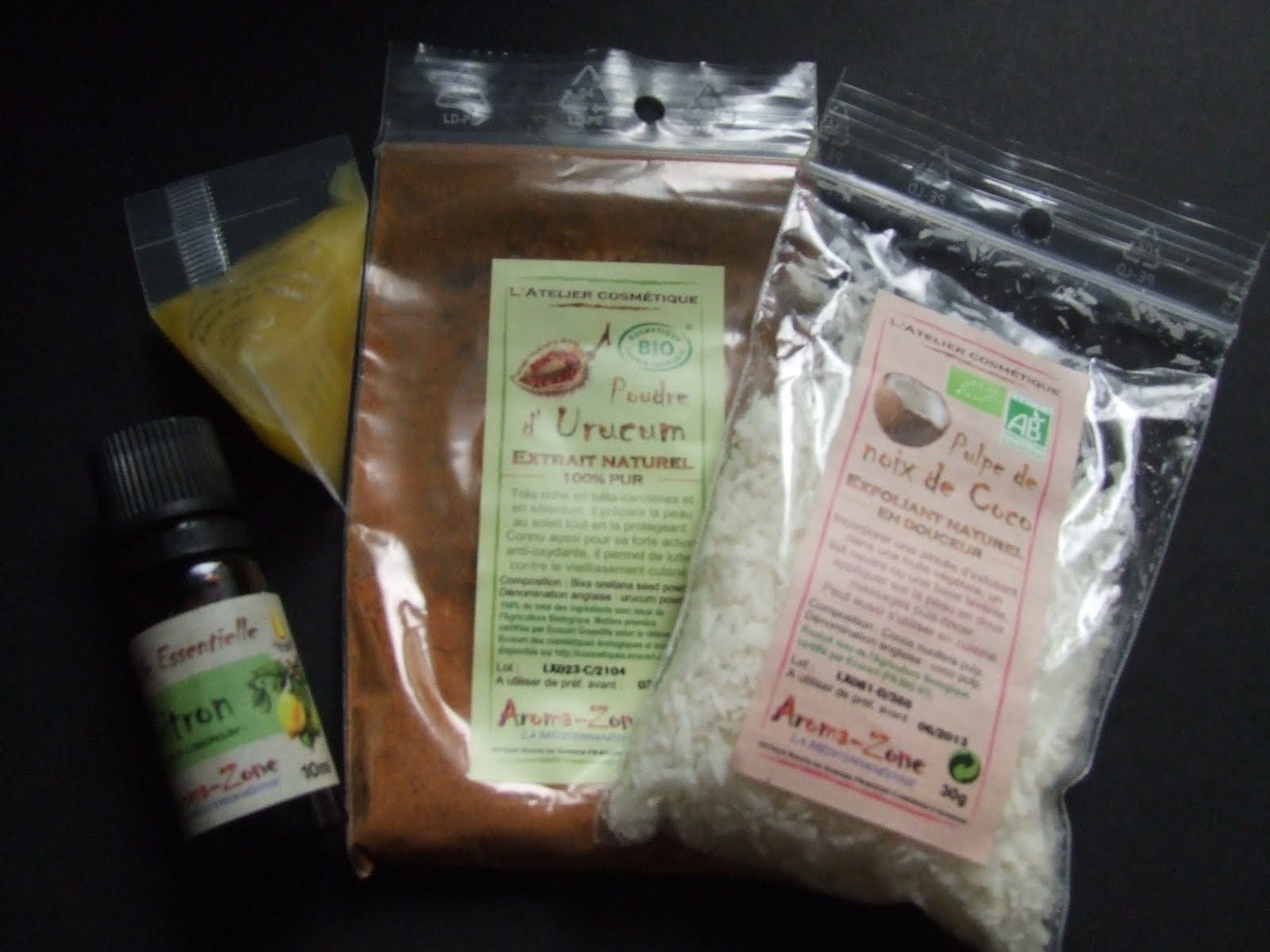 También venden packs para larealización de tus propias cremas, velas o