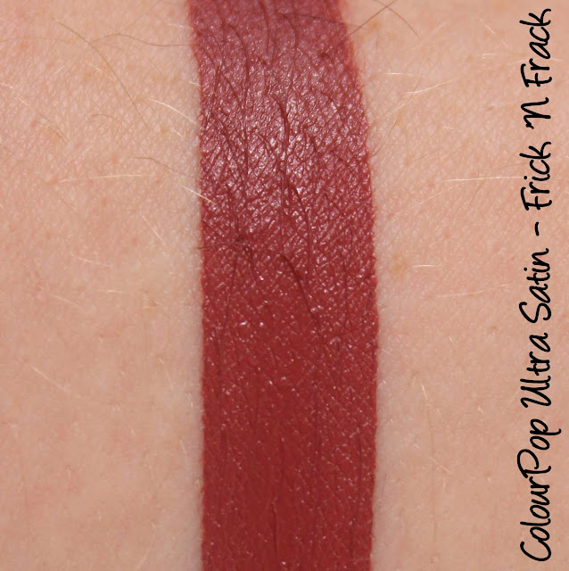 ColourPop Ultra Satin Lip - Frick N Frack Swatches & Review