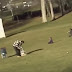 Eagle tries to kidnap a child in a park in Canada