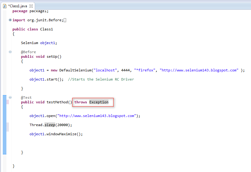 Seleniumone Qafox Com 17 Using Thread Sleep Millie Seconds To Pause The Execution