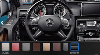 Màu nội thất Mercedes AMG G65 2015 Nội thất Mercedes AMG G65 2015 màu Vàng Porcelain Leather ZF6