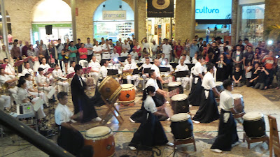 120 anos do Tratado de Amizade, Comércio e Navegação entre o Japão e o Brasil; SHOPPING PAÇO ALFÂNDEGA; Esquadra de Treinamento da Força de Autodefesa Marítima  do Japão; Grupo Ren Taiko Recife; Tambores japoneses; Associação Cultural Japonesa do Recife; Shopping Paço Alfândega