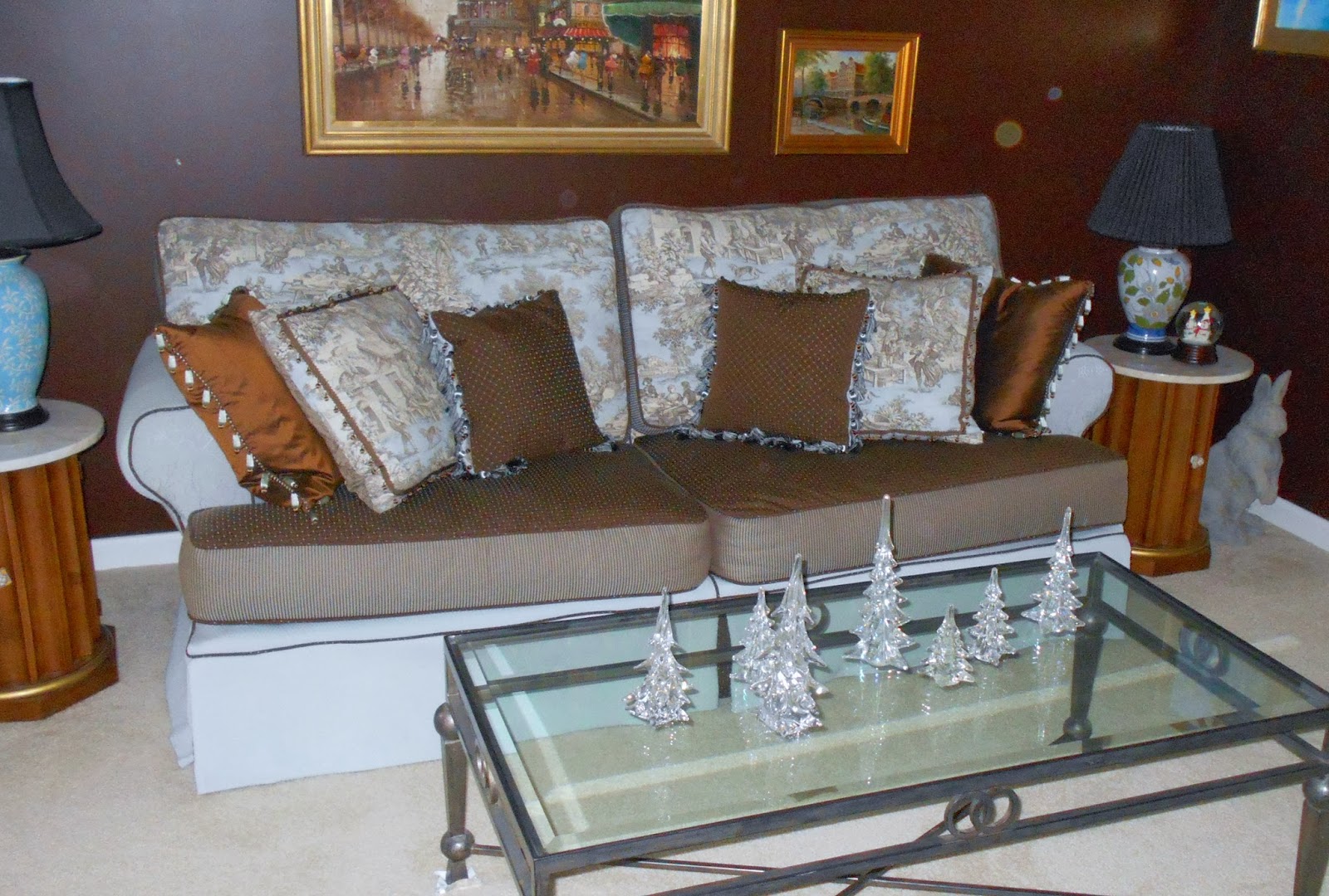 Custom Made Slipcovers 4 Cushion Sofa