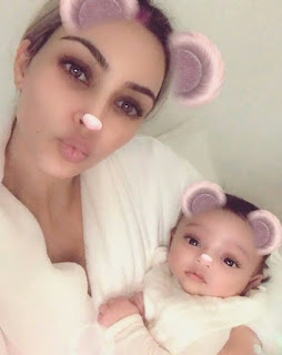 Kin Kardashian Shares First Photo Of Her New Born Baby Girl, Chicago 