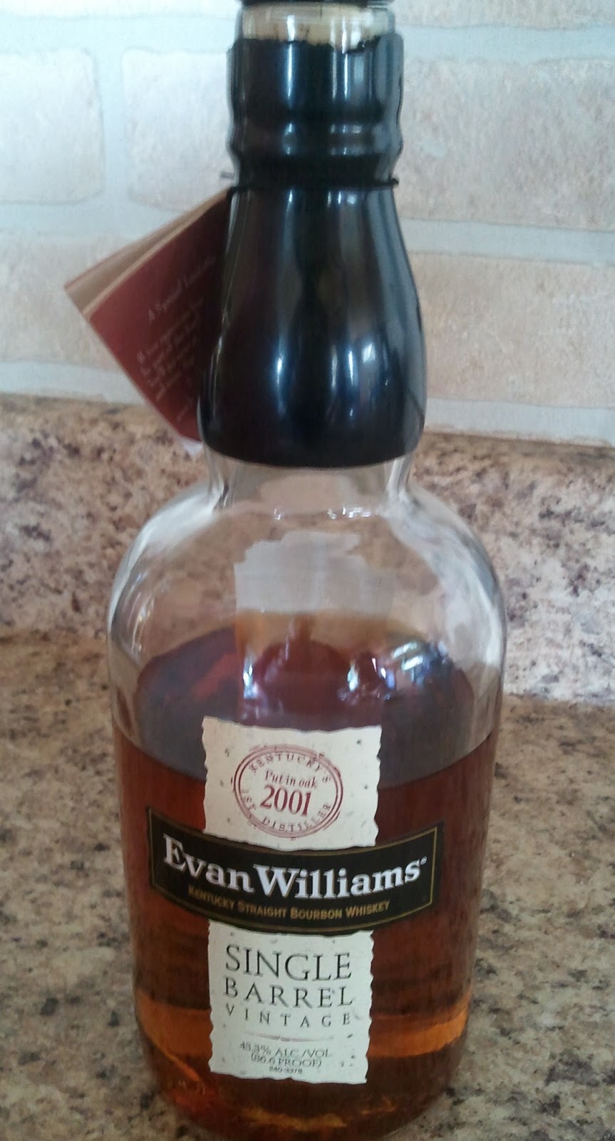 Review Evan Williams Single Barrel Bourbon B's Whiskey Reviews