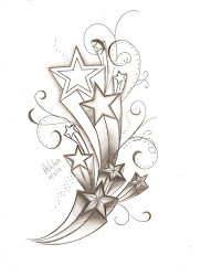 star tattoo designs tattoos shooting stars drawing tatoo pretty dust blogthis posted email starburst