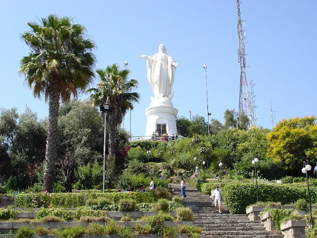 Cerro San Cristóbal em Santiago do Chile