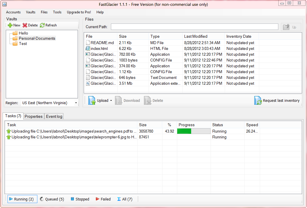 Amazon Glacier Uploading Files Tools 2017 InToTips4