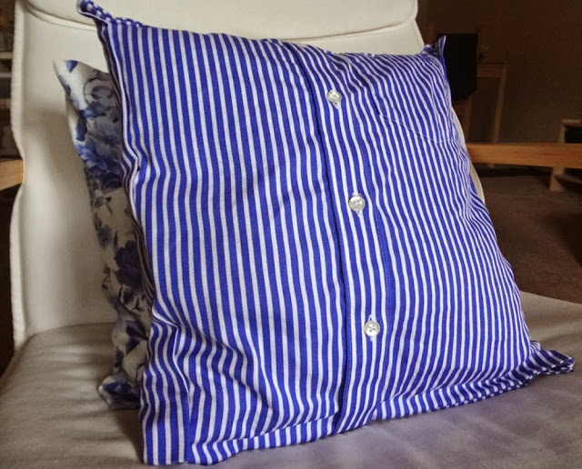 Turning shirts into pillow covers, homemade, DIY