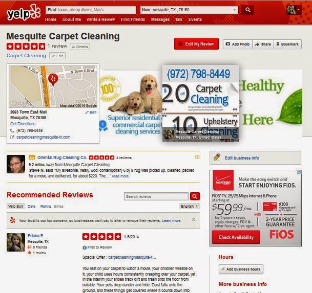 Mesquite Carpet Cleaning on Yelp