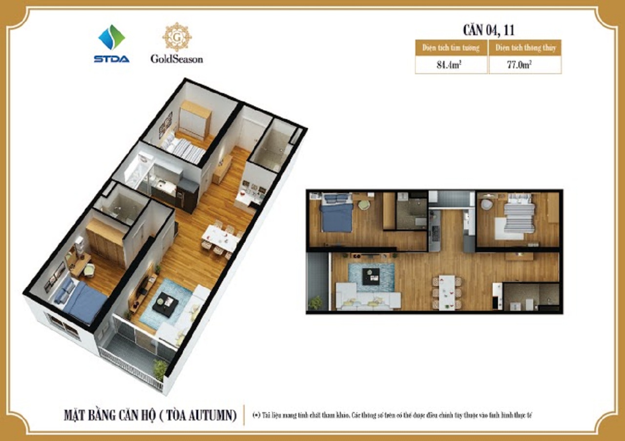 Mặt Bằng Căn Hộ Goldseason Mặt Bằng Căn Hộ Goldseason