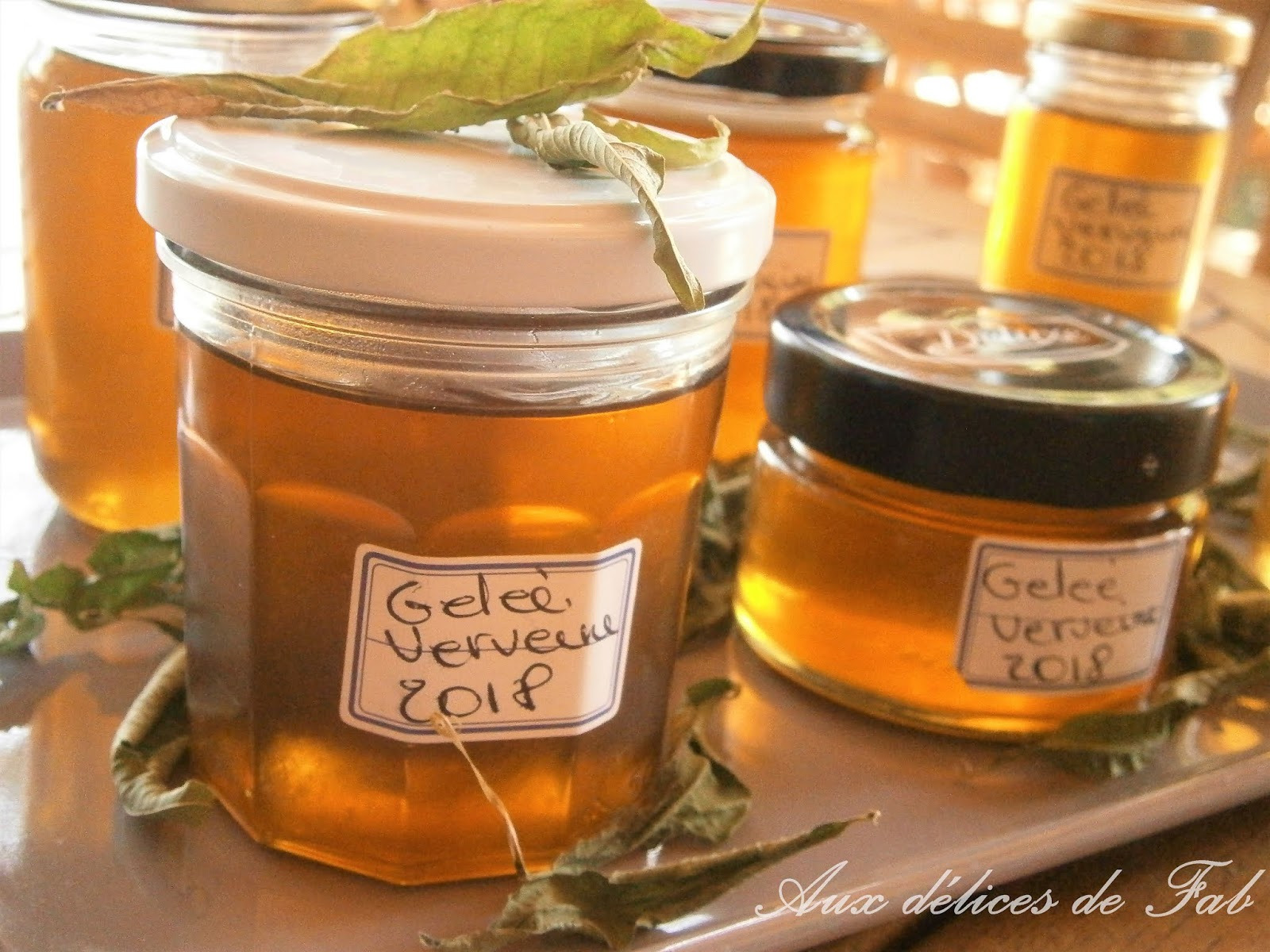 Avec Quoi Manger De La Gelée De Verveine Aux délices de Fab: Gelée de verveine