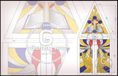 Motif Kaca Patri Gereja