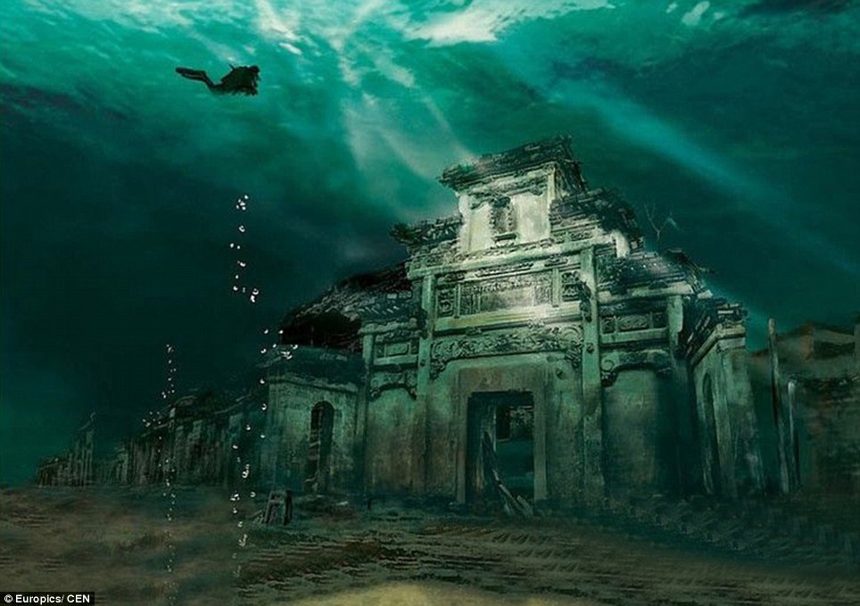 Qiandao Lake Wikipedia - shicheng underwater city