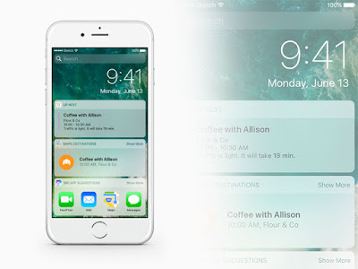iOS 10 Lock Screen iOS 10 Lock Screen