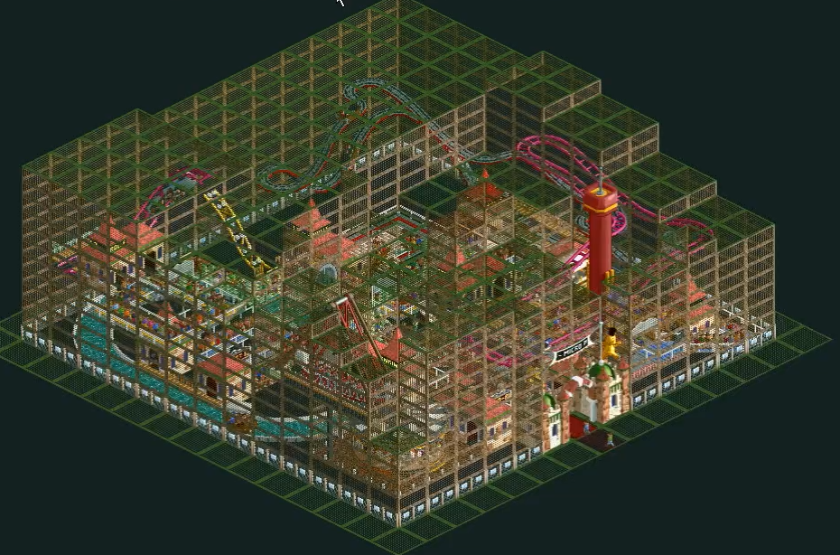 (스압주의) 롤러코스터 타이쿤 장인 - 킹무성