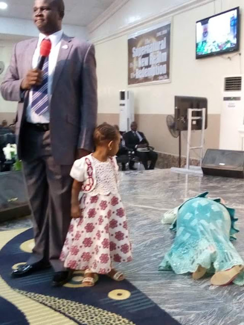 Woman claims her dead child was raised to life by "God of Bishop Oyedepo" in Adamawa (photos/video)