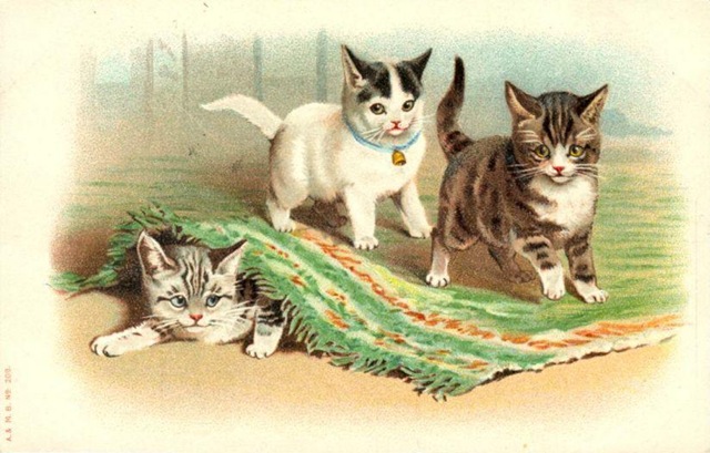 Vintage Images: Cats and Dogs