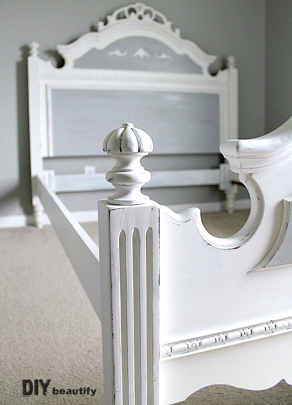 Painting an Oak Bed (One Room Challenge Spring 2015 Week 2) DIY beautify