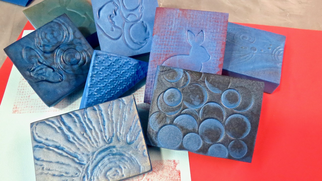 Printing with Moldable Foam Stamps... LuAnn Kessi Bloglovin’